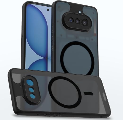 Pikkme Back Cover for Nothing Phone 4a 5G Compatible with Mag-Safe Smoke Back | Shockproof Design | Hard Transparent Back ...