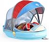 Mambobaby Yüzme Simidi - Speedy Boat, Emniyetli, Gölgelikli ve Ayak Destekli