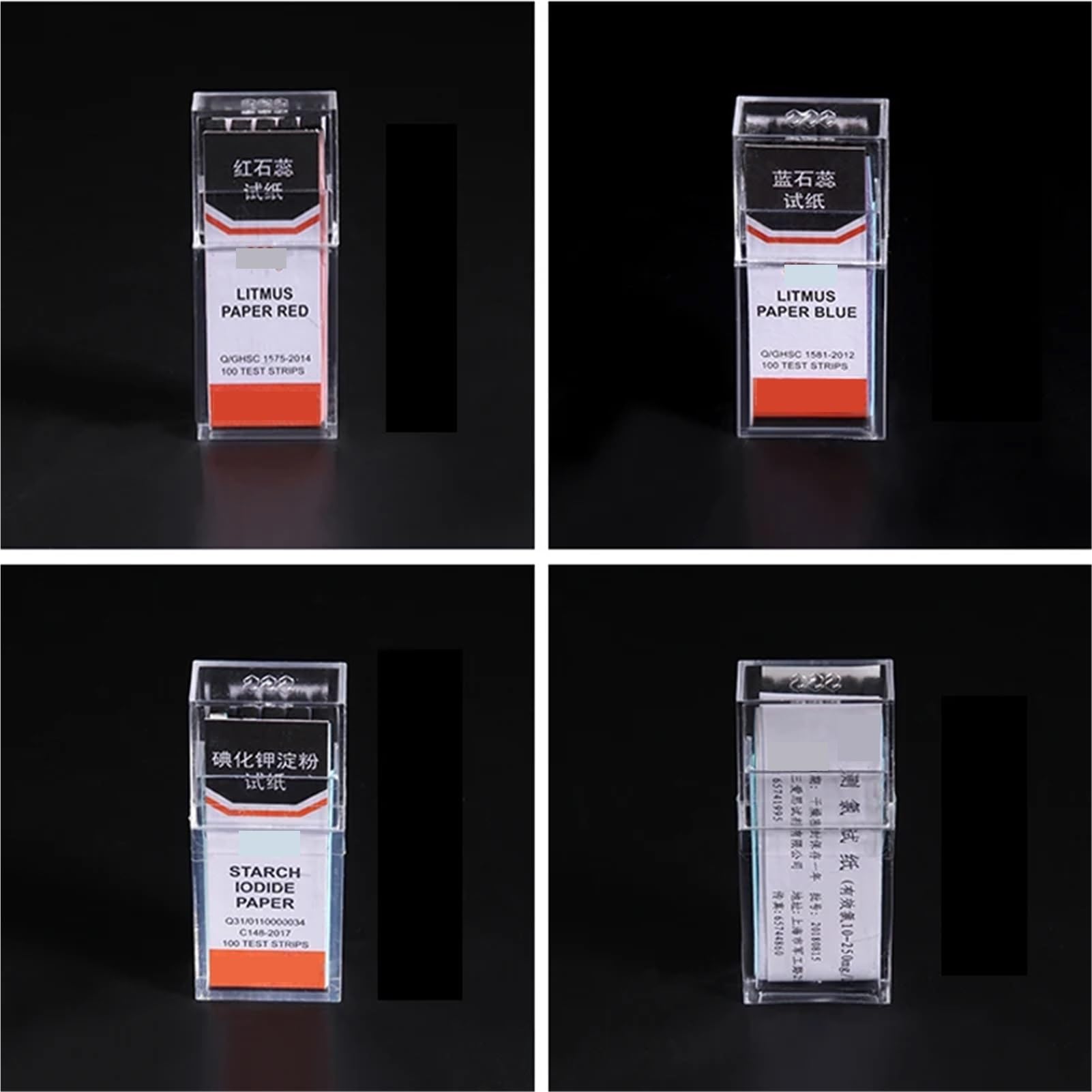 10 Boxes/Pack Potassium Iodide Starch Paper Endicator Lab Test Paper Litmus Red/Blue(Lead Acetate Paper)