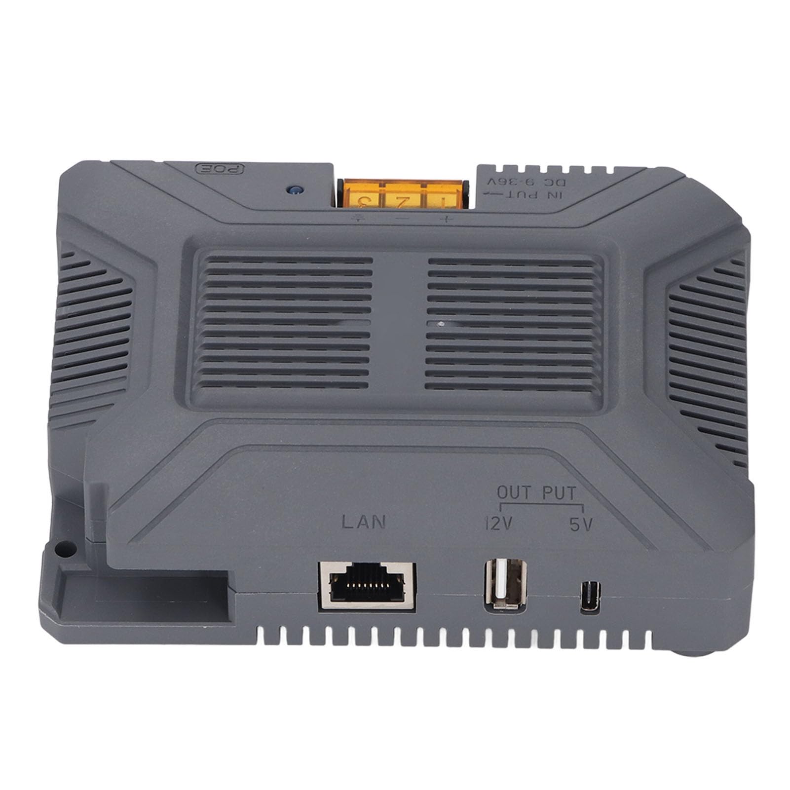 Eujgoov Injecteur Gige Poe 200W, Injecteur Poe Satellite Rectangulaire avec Switch Port Ethernet Gigabit Link TP Network Power Adaptateur