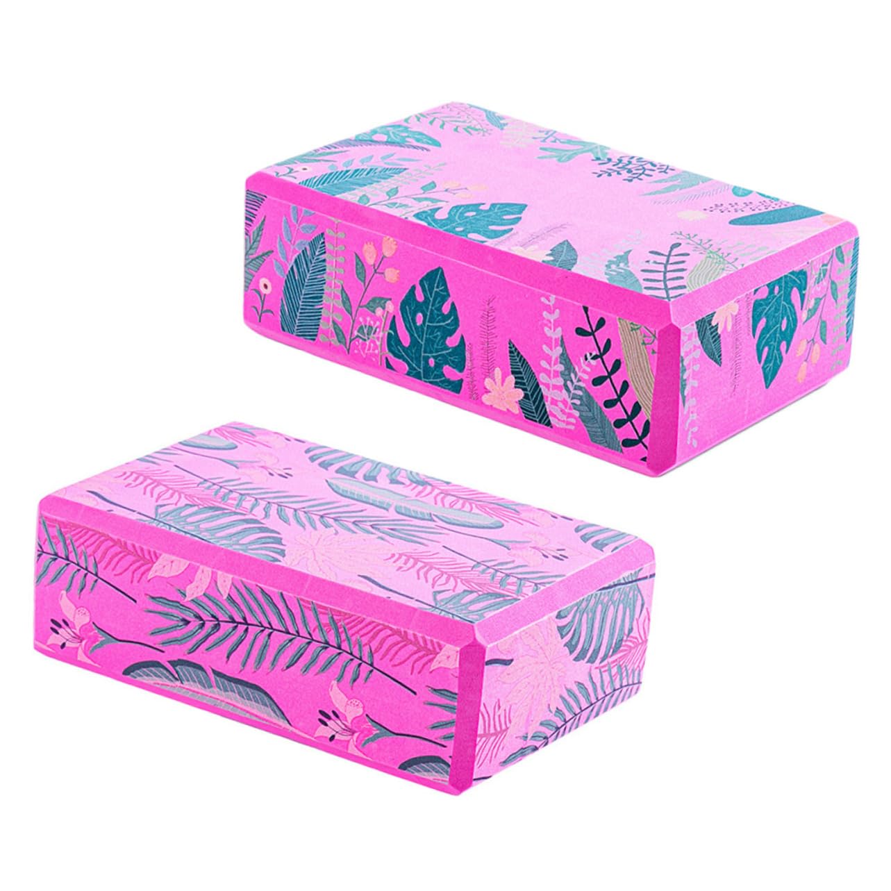 Ladrillos de Yoga Rectangulares de Eva Cómodos Soporte Articular, 2 Piezas para Principiantes en Yoga y Herramientas Auxiliares de Baile para Ejercicios Varios estilos