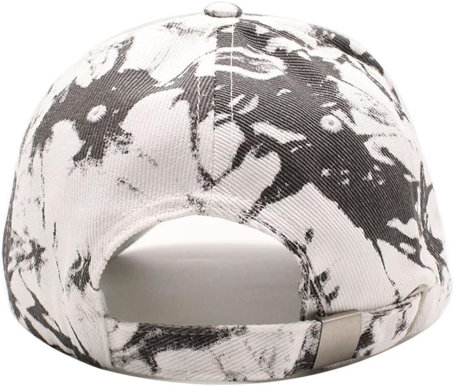 Tie Dye Baseball Cap Men's and Women's Trend Duck Spring and Outdoor Casual Sun Shade Hat