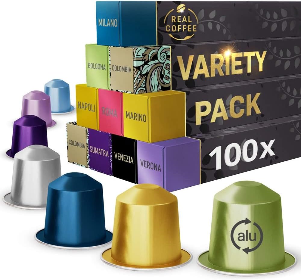 Real Coffee Nespresso Compatible Capsules 10 pieces - Pack of 10