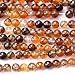 Natural Dragon Vein Agate Round Jewerlry Making Gemstone Beads (4mm)