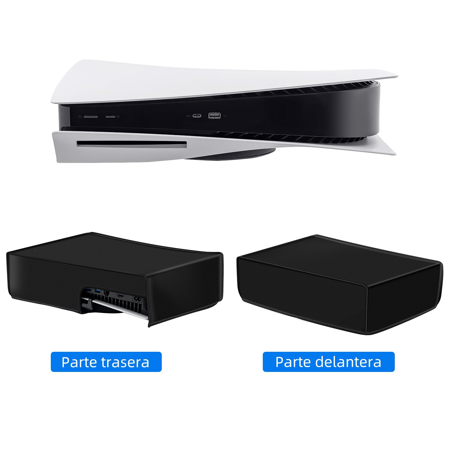 Mcbazel Funda contra Polvo Protector Cubierta Antipolvo para PS5 Consola (No para la PS5 Slim/PS5 Pro)