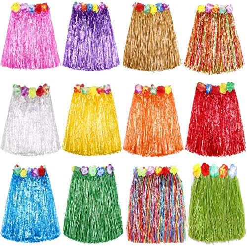 rainbow grass skirt