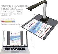 Vista 5 de Digital portátil multi-ángulo USB Documento Cámara LV-1 Serie LV-1010 (negro)