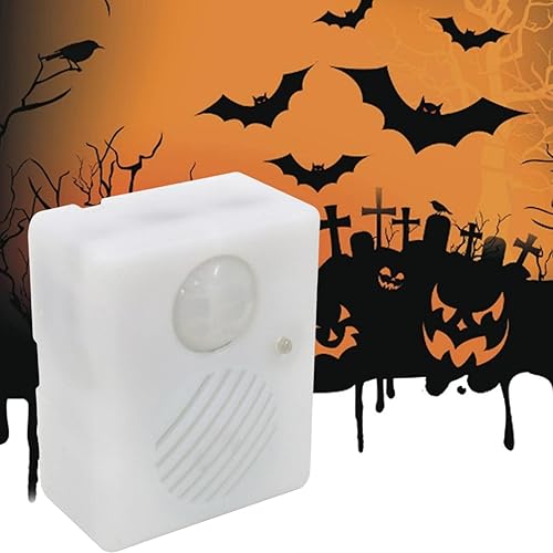 Miniatura 6 de Reproductor de sonido de Halloween, generador de ruido aterrador, voz de terror, altavoz grabable para Halloween, caja de dulces, pasillos, tienda,