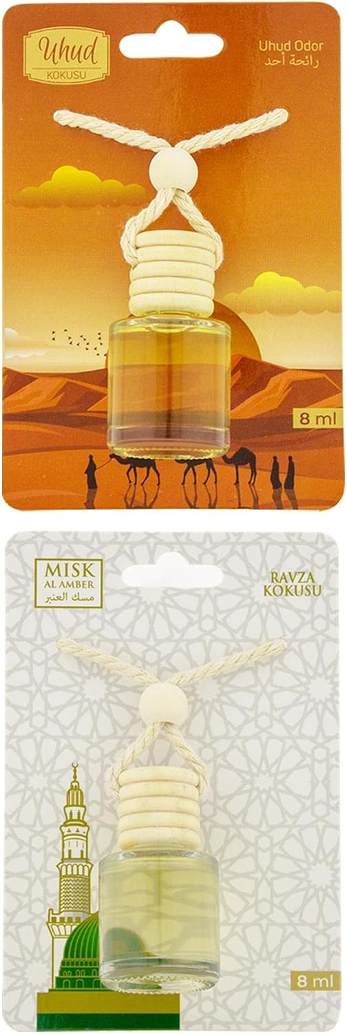 İhvan Online Uhud Kokusu Ve Medine Ravza Kokusu 8 Ml Araba Kokusu Cam Şişe