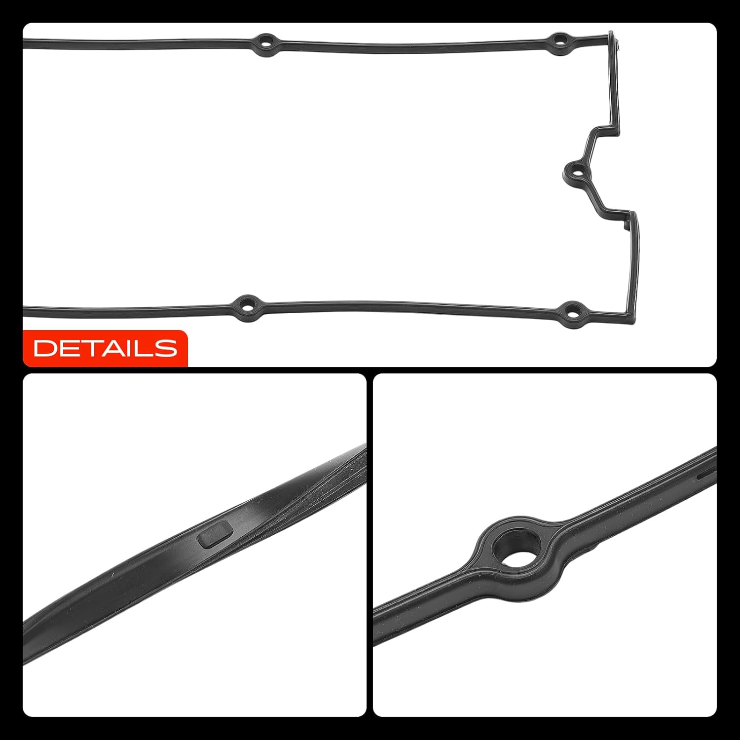 A-Premium Engine Valve Cover Gasket Set Compatible with Hyundai Sonata 1999-2005, Santa Fe 2001-2006 & Kia Optima/Magentis 2001-2006, 2.4L