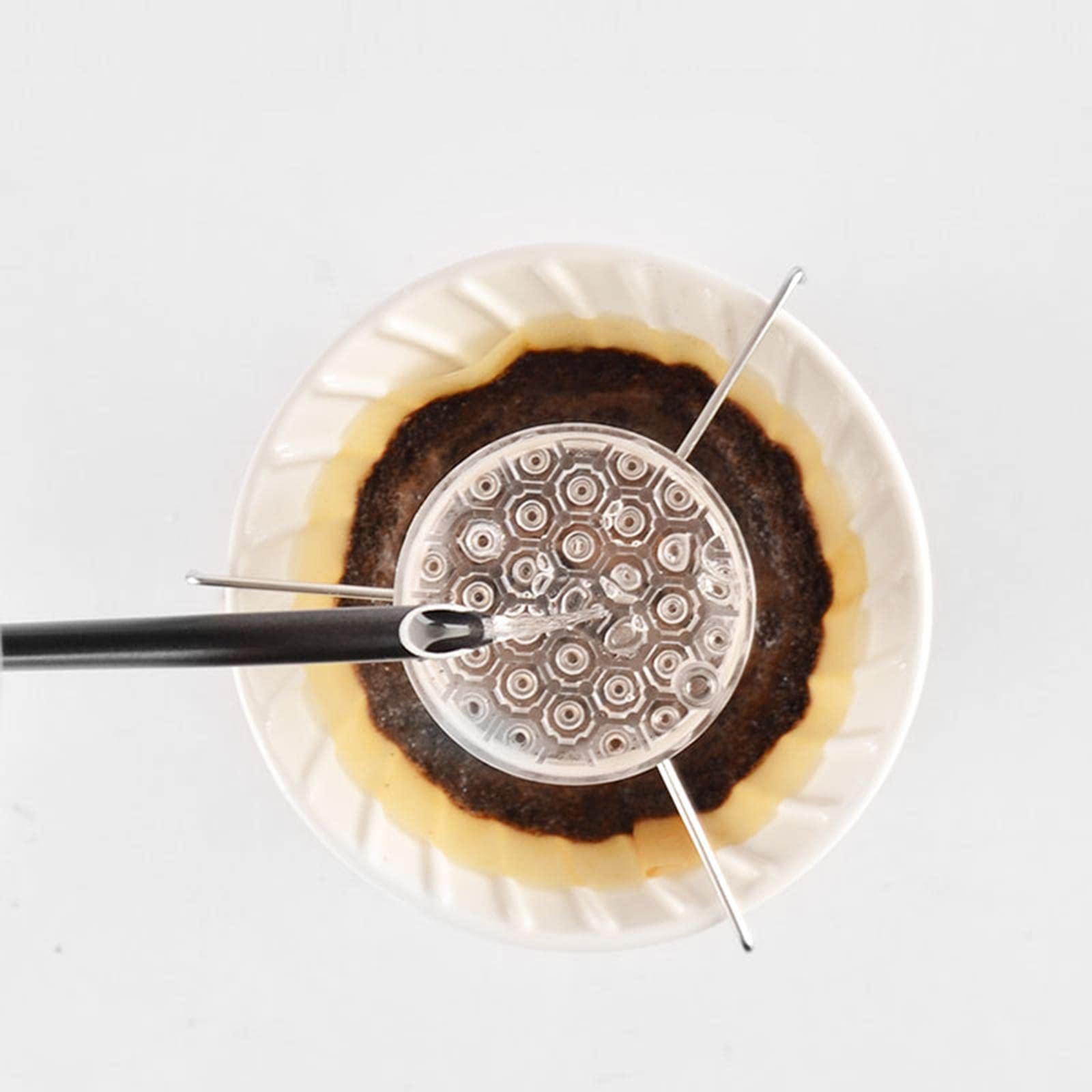 Filtre à Café Verseur Porte-Filtre pour Café Réutilisable Filtre pour Cafetière Goutte à Goutte Conception Légère en Fer Facile à Adapté au