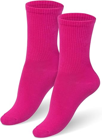 Ronglry Neon Slouch Socks 80s 90s Neon Socks Womens Leg Warmers Extra Long Soft Scrunch Knee High Sock for 80s Outfits