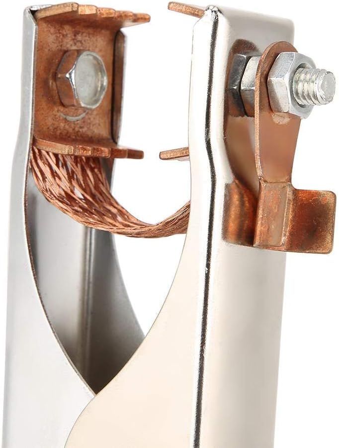 FTVOGUE 300A Electroplated Ground Clamp Copper Welding Earth Clip for Manual Welder - - 
