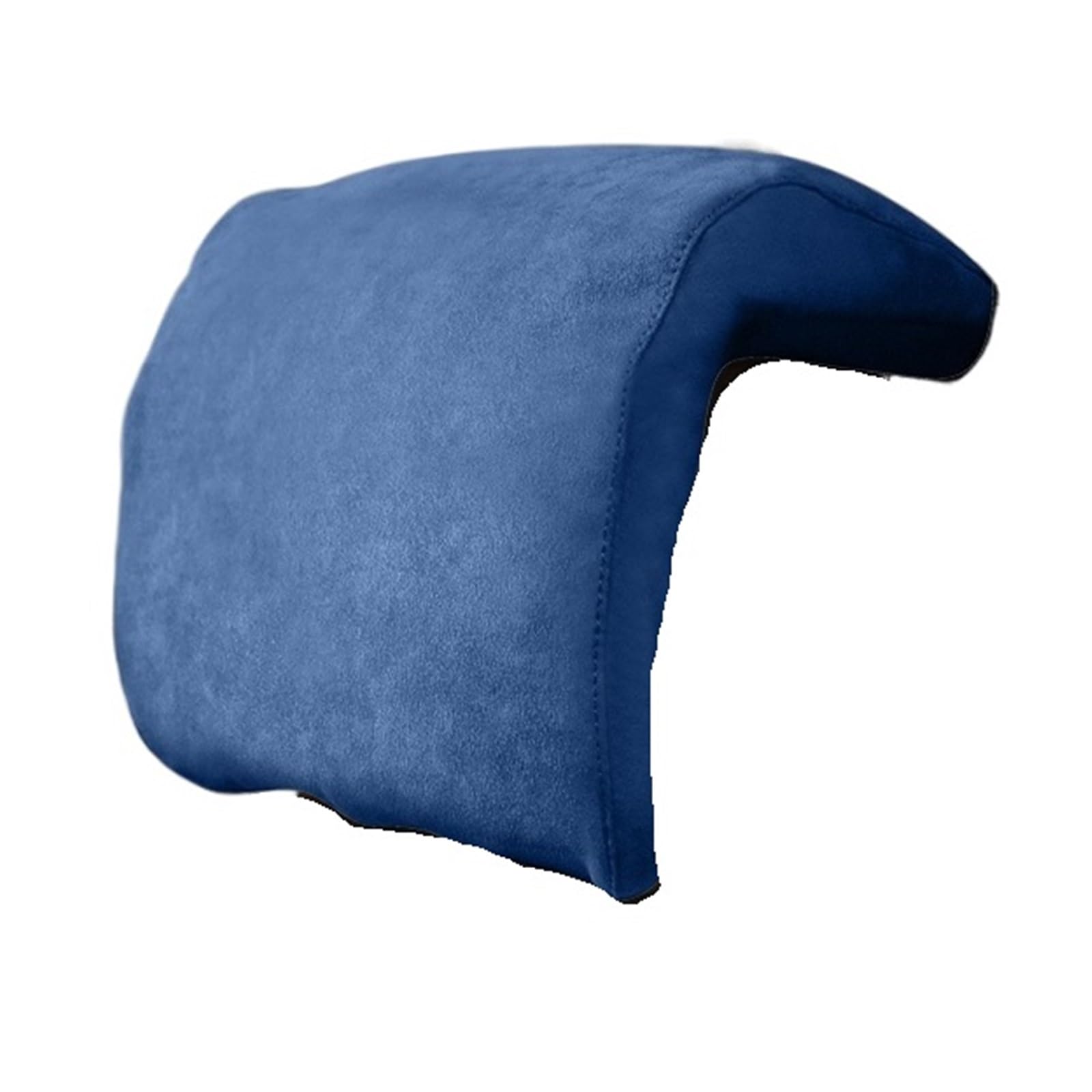 Car Pillow Driving Seat Reposacabezas Asiento Parte Trasera Coche Universal Gamuza Transpirable Correas Ajustables, Protección Cuello, Almohada Reposacabezas Lumbar Supports Cushion(No Hole LightBlue)