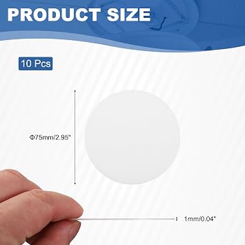 Round Lampshade Diffuser 75mm Diameter 10 Pack
