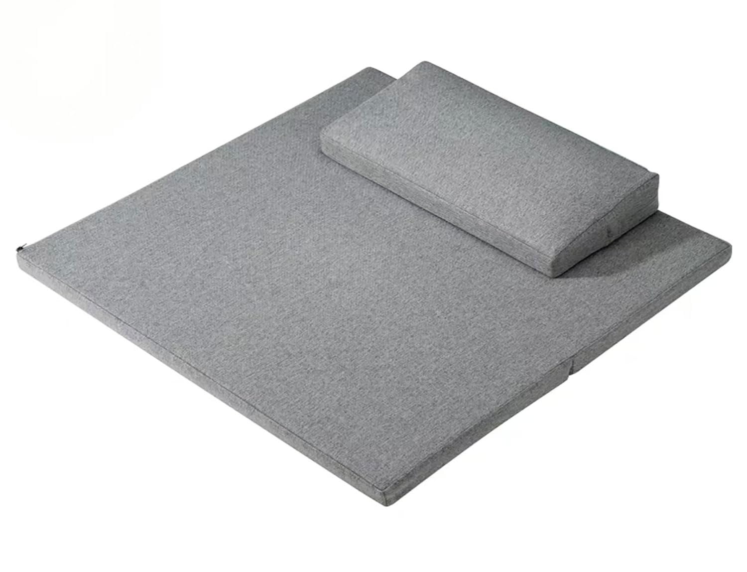 Cojín Grande Y De Meditación,estera De Meditación Cuadrada Hecha A Mano,cojín De Suelo Plegable Portátil Cojines De Yoga De Fibra Con Núcleo De Cáñamo Natura(Size:60x60cm(24x24inch),Color:grey-1)