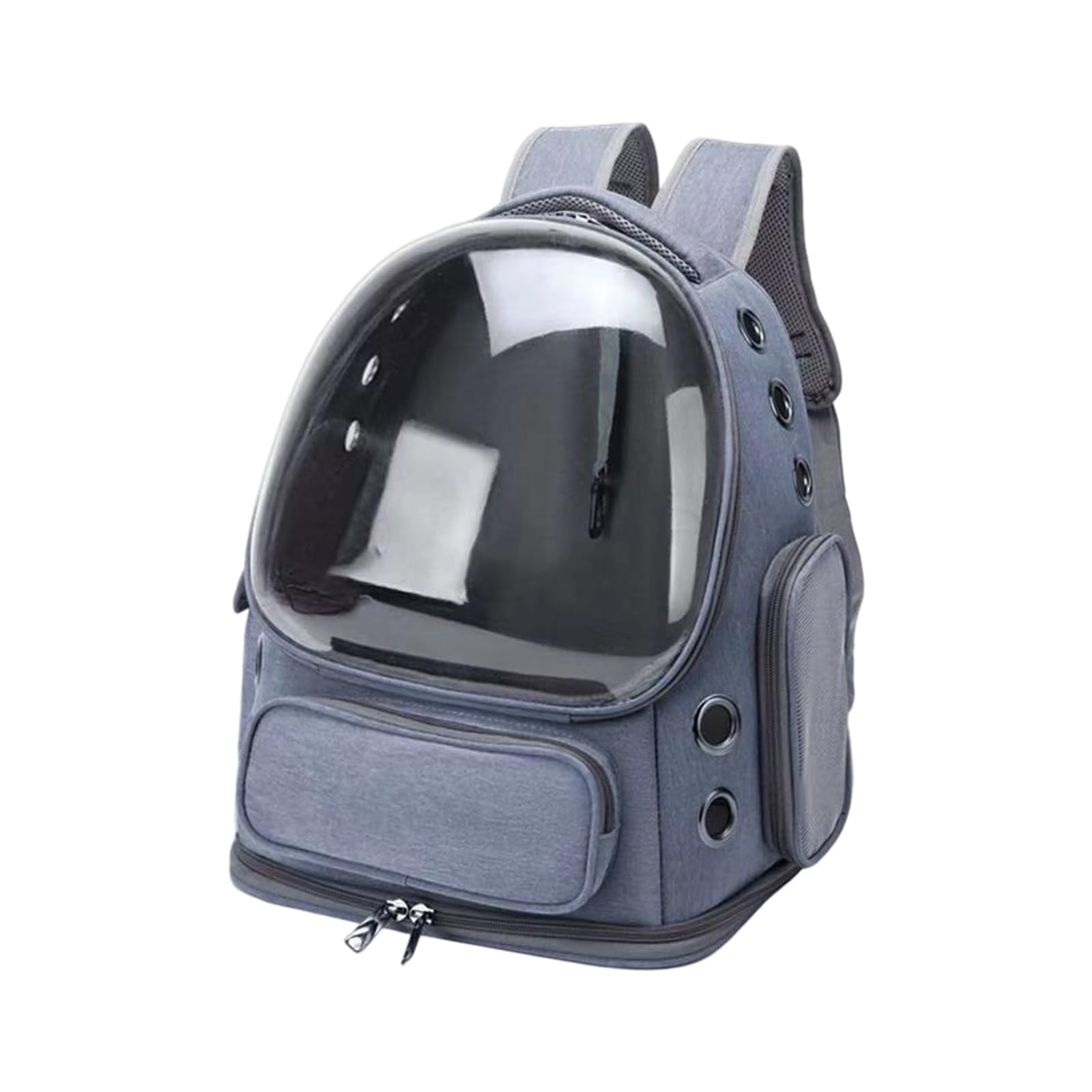 Sac à dos transparent pour chats et petits chiens léger et respirant pour balade