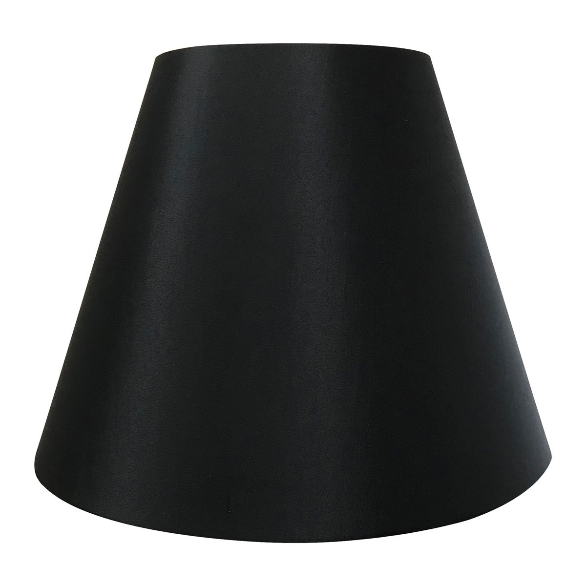Royal Designs Deep Empire Hardback Lamp Shade, Black, 9