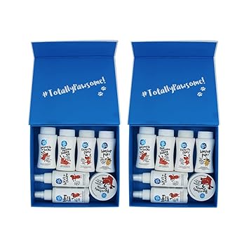 Captain Zack The Miniature Dog & Puppy Groom Box, Ultimate 7-in-1 Head-to-Paw Grooming Kit | PH Balanced and Paraben-Free (Pack of 2)