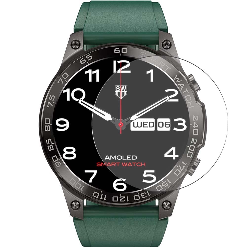 puccyPuccy 3 Pack Screen Protector, compatible with BOZLUN DM50 M50 1.43" Smart Watch smartwatch TPU Film Guard （ Not Tempered Glass Protectors）