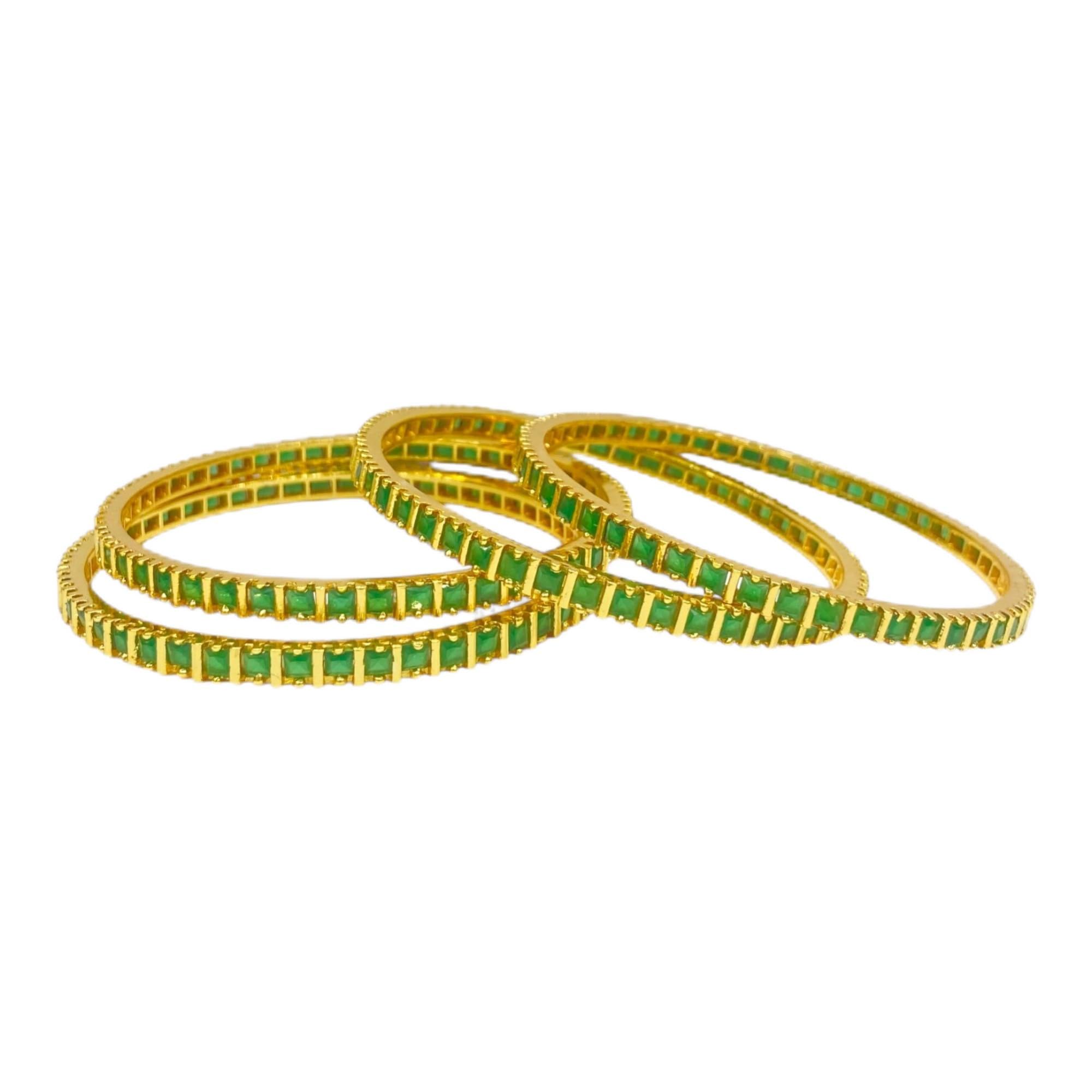 Chokki Bangles for Girls & Women - Elite Quality | Set of 4 | Traditional, Wedding & Festival Wear Jewelry