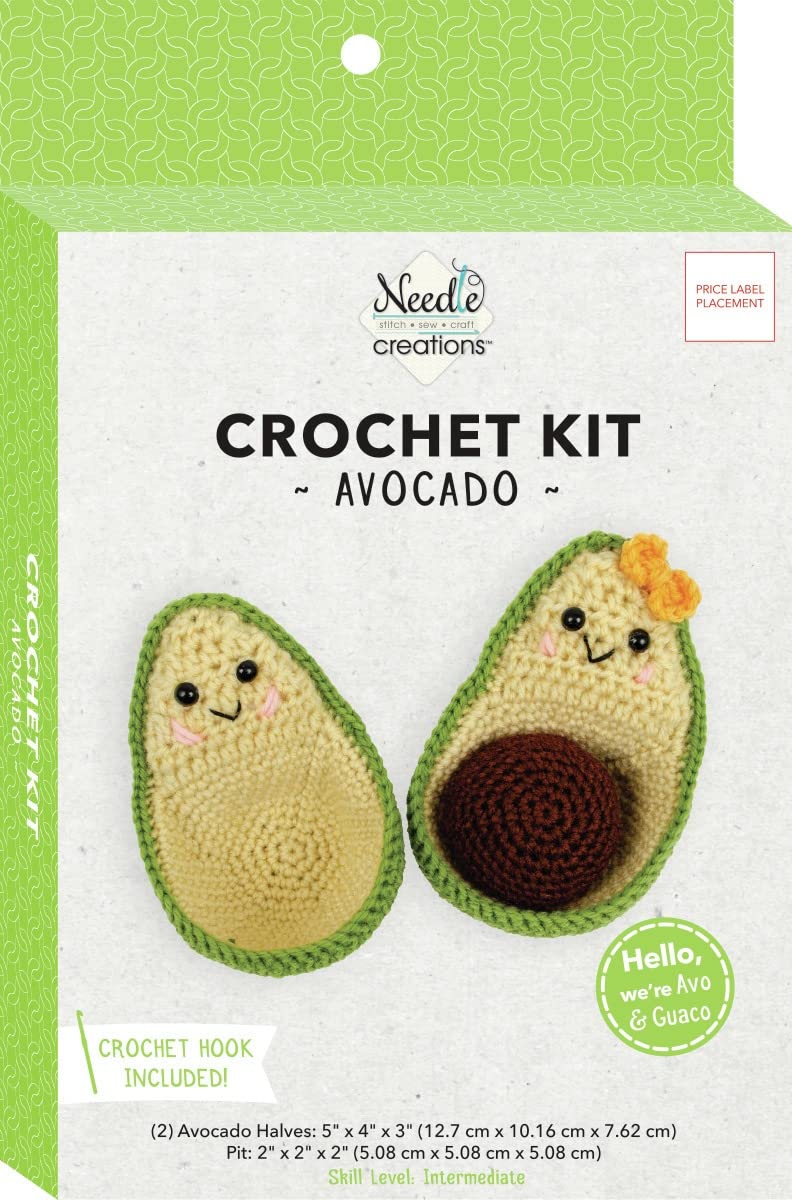 Needle Creations Crochet Kit - Avocado