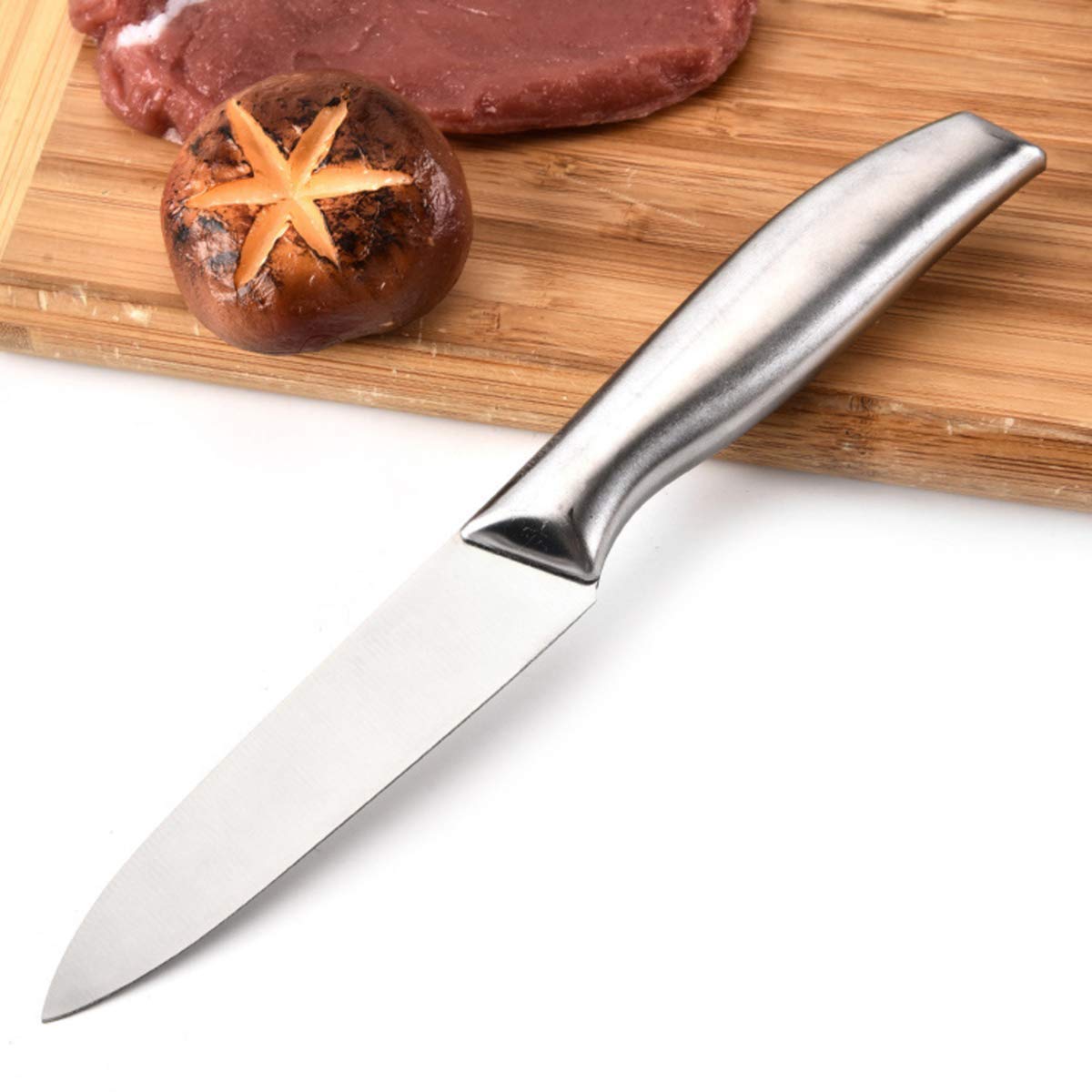 Machado Hybrid Hand-Sharpened Mongolian Viking Knife - Forged Boning Multipurpose Meat Cleaver Butcher Knives for Outdoor BBQ