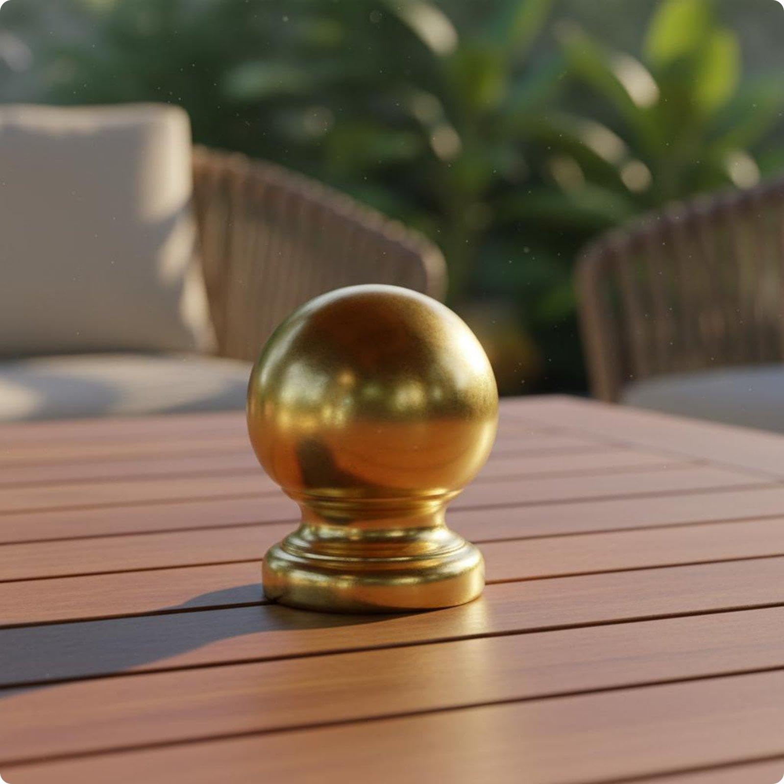Patio Shade Cap Cap Universal Fit Aluminum Alloy Dome Finial Easy Install Outdoor Gear for Garden-image-45