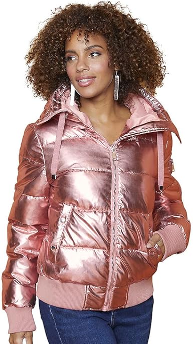 rose gold winter jacket