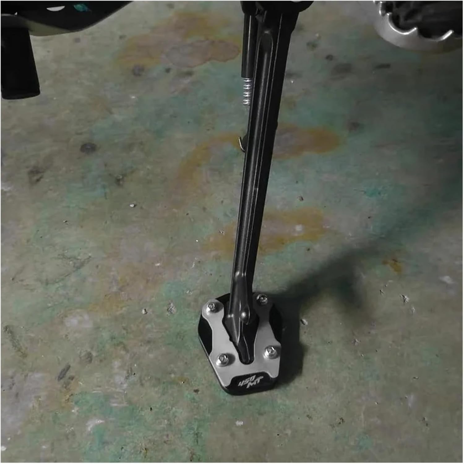 Motorcycle Kickstand Enlarge Plate For CF&MOTO 450MT MT450 2024 2025 Motorcycles Accessories Foot Side Stand Enlarger Plate Kickstand Pad Extension