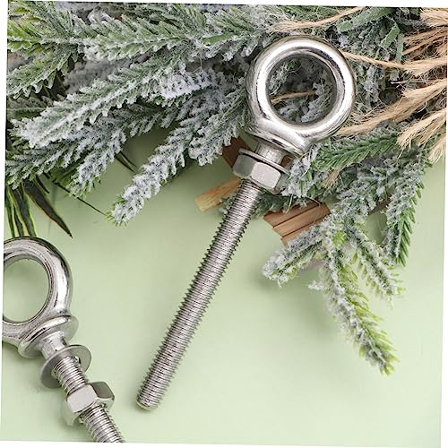 Mobestech Parafuso De Olhal De Aço Inoxidável 4 Peças Porca De Ombro Porcas Em Concha Ganchos De Tet