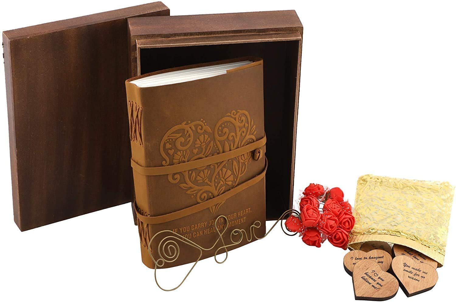 FrescorrPremium Quality Leather Diary (Light Brown, 5x7")