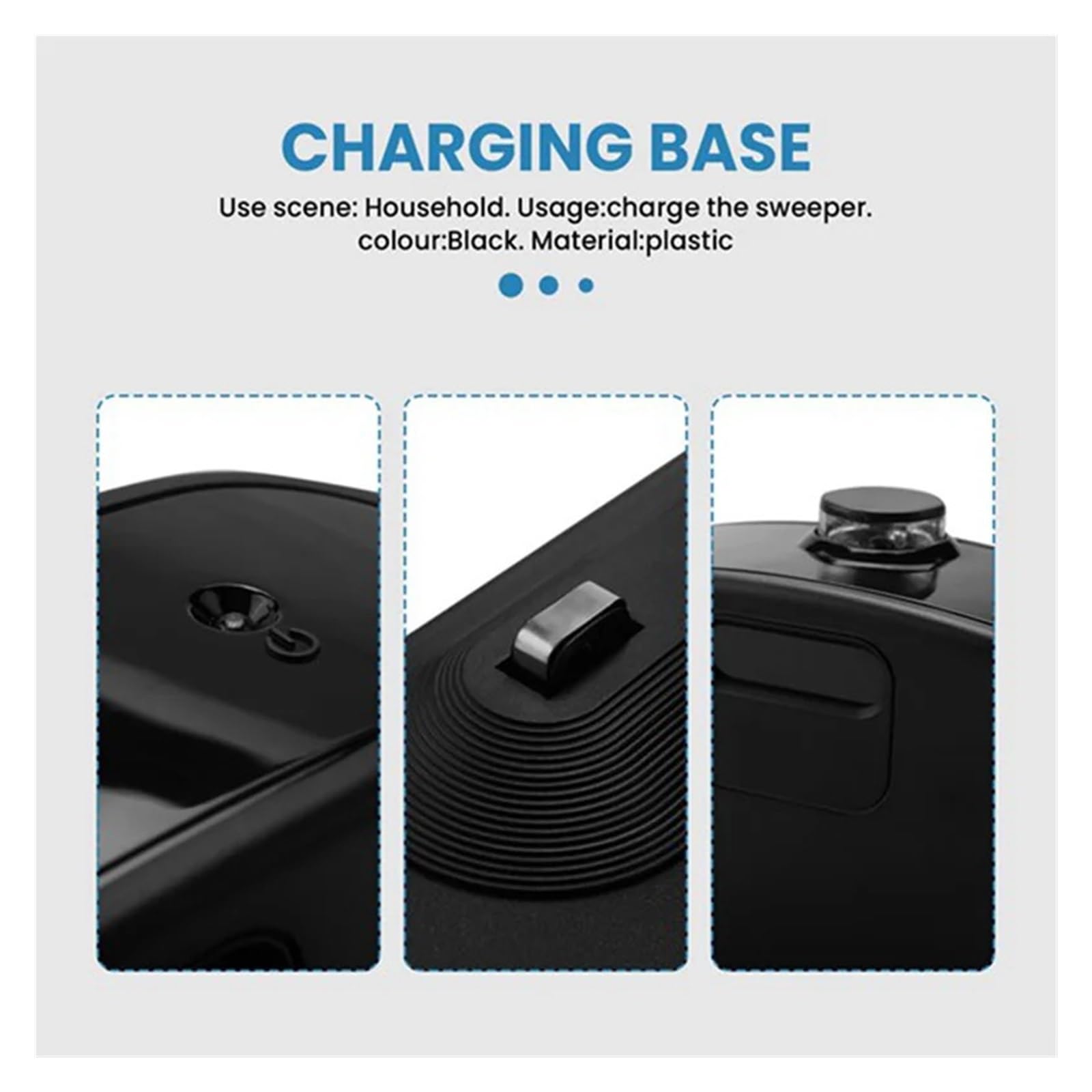 Base de Carga AD24, Compatible con Roomba, Serie 500/600/700/800/900, Accesorios de Robot Aspirador, Cargador de Muelle, Enchufe Europeo