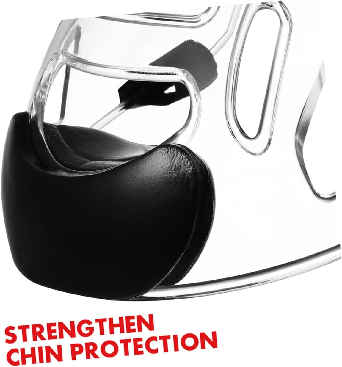 FRCOLOR 2pcs Taekwondo Detachable Face Protector Sports Face Guard Martial Arts Sparring Headgear and Adults