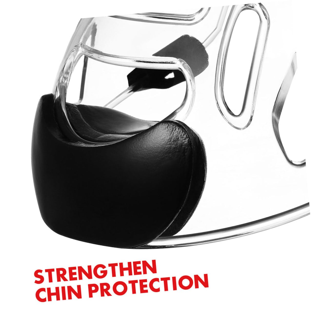 Yardwe Maschera Protettiva da Taekwondo 2 Pezzi in Plastica Temperata Leggera e Affidabile per Allenamento di Karate e Protezione Viso