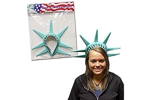 Statue of Liberty Headpiece Fourth Of July Doll and Action Figure Decoration