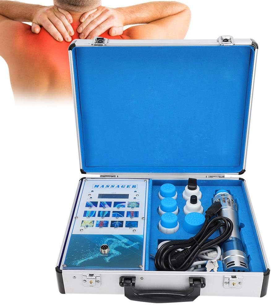 Weiyirot Professional 19ED Shockwave Therapy Machine ED Treatment with CE Approval Pain Relief Massager with 6 Massage Head(110V)