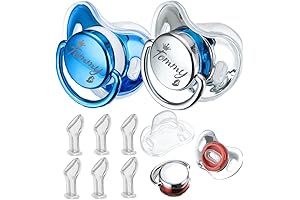Personalized Pacifiers with Custom Name and Birthstone