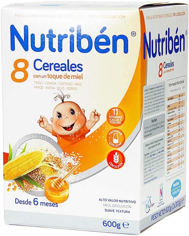 NUTRIBEN 8 CEREALES Y MIEL 600 G