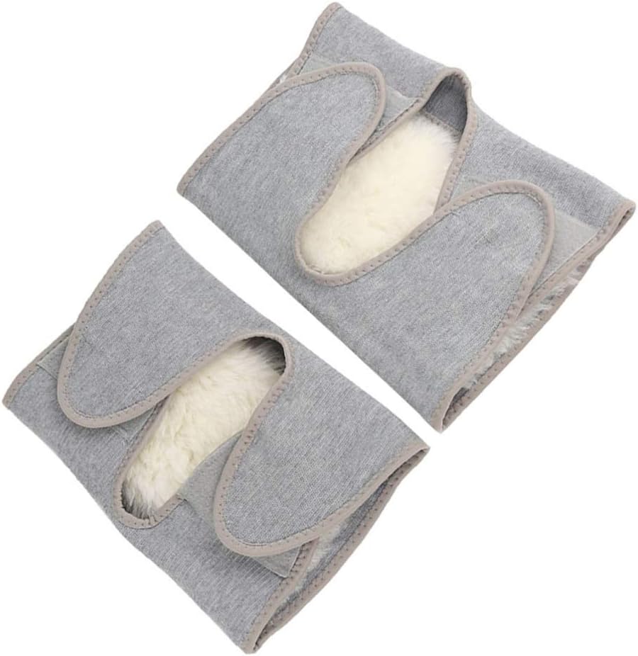🛒 Crazy Deals Artibetter 2pcs Thicken Cashmere Wool Warm Thermal Knee Warmers Leg Warmers Sleeve Knee Brace Support Pads for Arthritis Dance Yoga (XL)