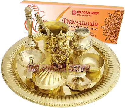 Ganesh Poojan Thali Set Vakratunda Masala Incense Agarbatti Sticks