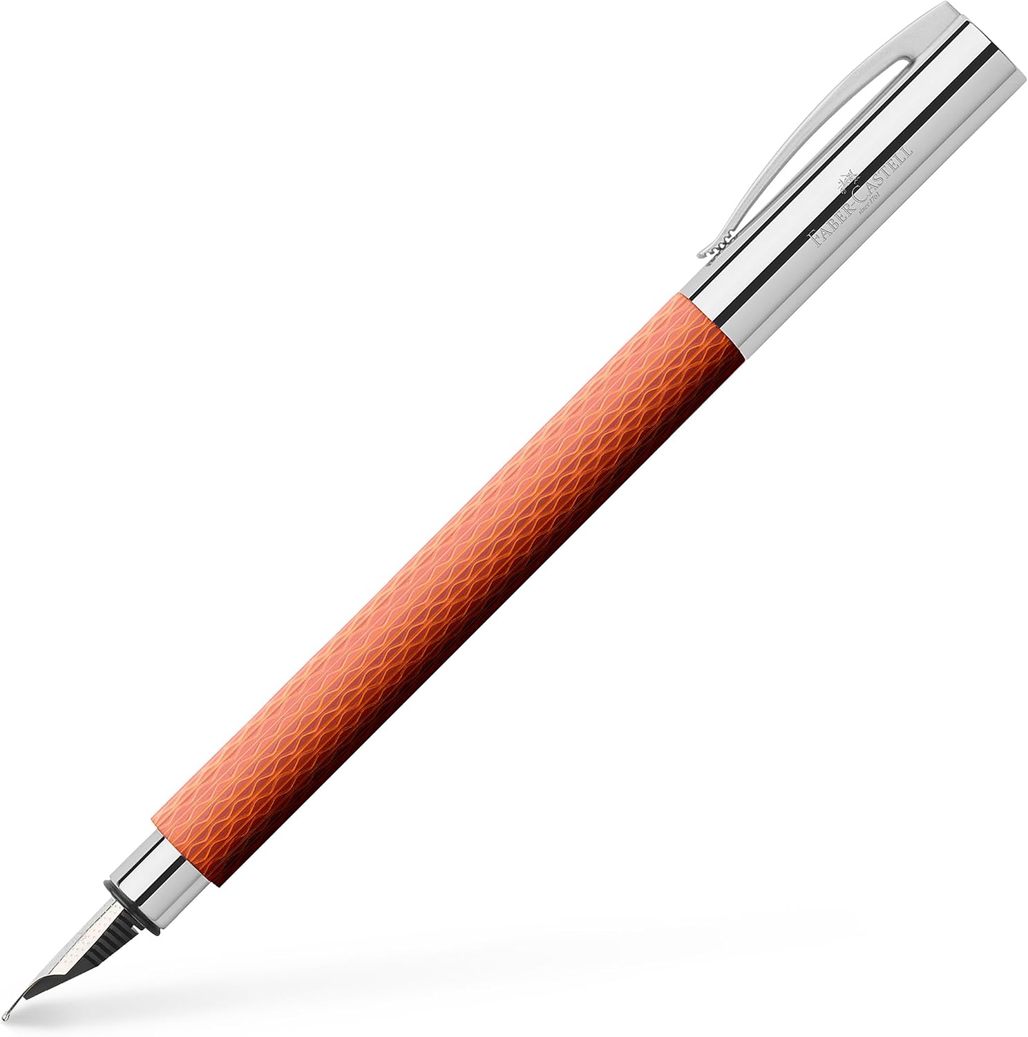Faber-Castell Ambition Fountain Pen, OpArt Autumn Leaves - Extra Fine