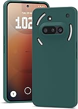 YATWIN Nothing Phone Case (3a) Premium Silicone Cover with Silky Touch Ultra Slim Shockproof Scratch Resistant Protective Case for Nothing Phone (3a) Pine Green
