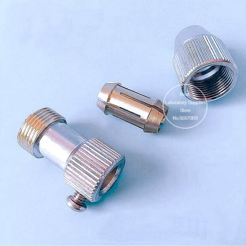 1/2/5pcs lab Dedicated Copper Chuck for Stainless Steel Rod or PTFE Stirring Rod JJ-1 Electric Mixer Equipment Accessories(8mmx7mm 2pcs)