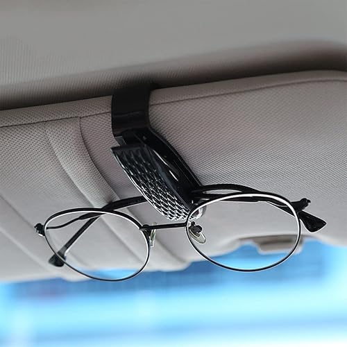 Miniatura 5 de AICEL Soporte para lentes para visera solar de automóvil, gancho para gafas de sol para mujeres y niñas, soporte multifuncional portátil para