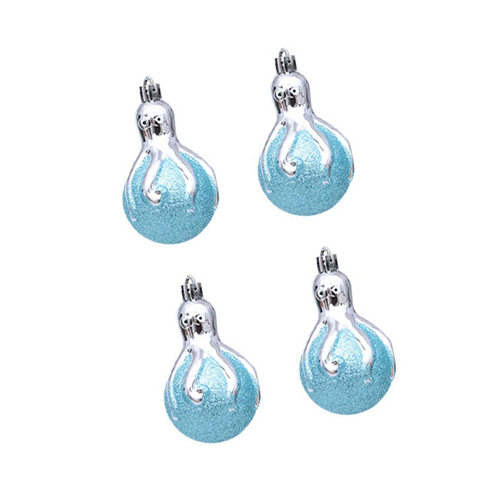 Oxxggkao Of 4 Creative Sea Animal Christmas Ornaments Christmas Tree Hangers Artistic Octopuses Decoration for Home and Party Colorful Tree Hanging