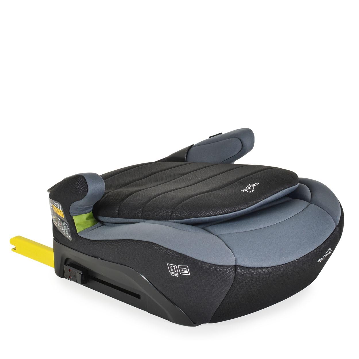 Cangaroo, fotelik dziecięcy Galaxy i-Size (125-150 cm) grupa 3, Isofix, oparcie, kolor: ciemnoszary