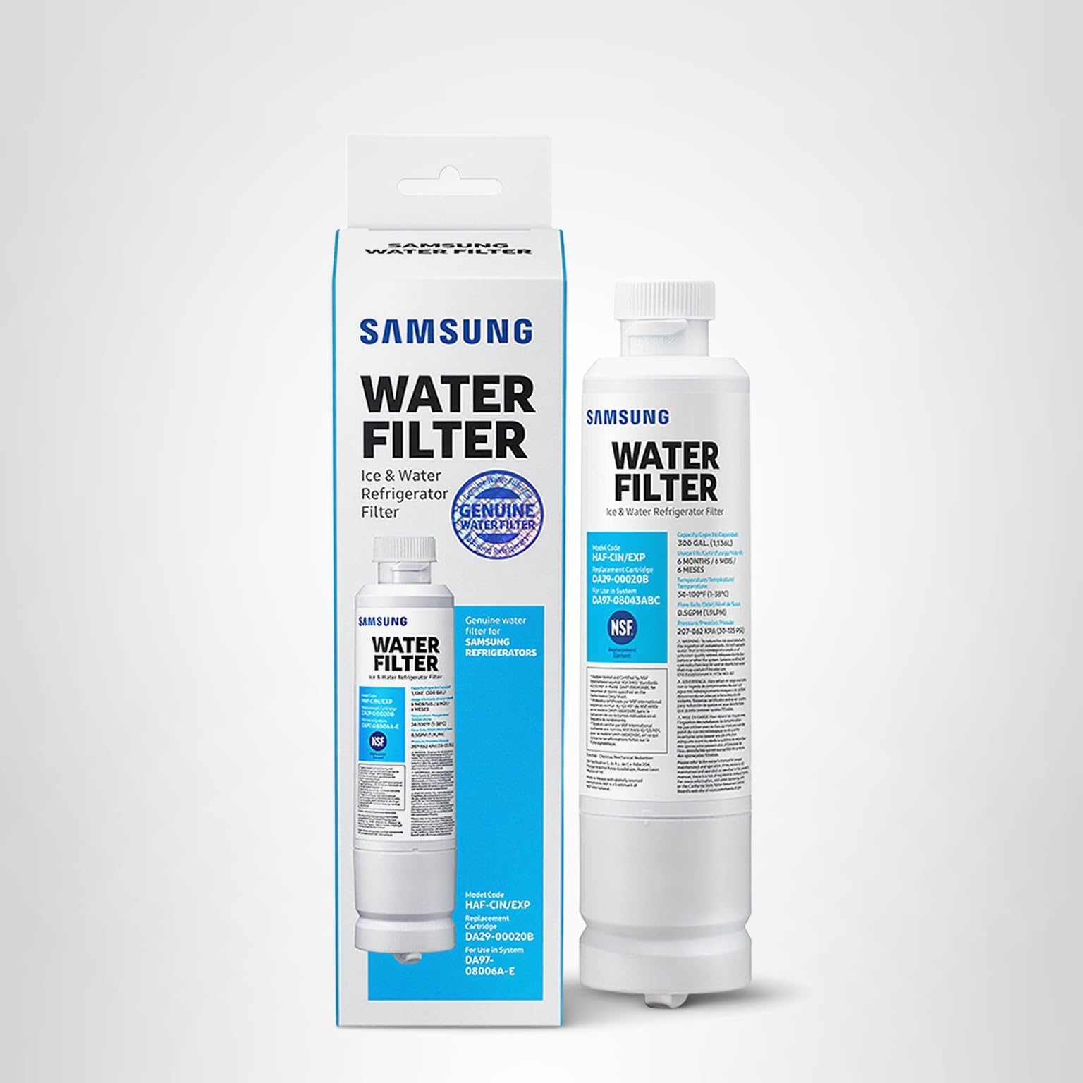 Samsung HAF-CIN/EXP De flujo directo Blanco - Filtro de agua