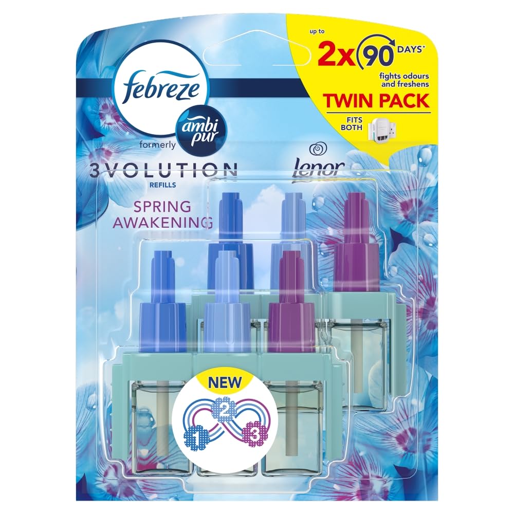 Febreze 3volution Refills Spring Awakening Twin Pack