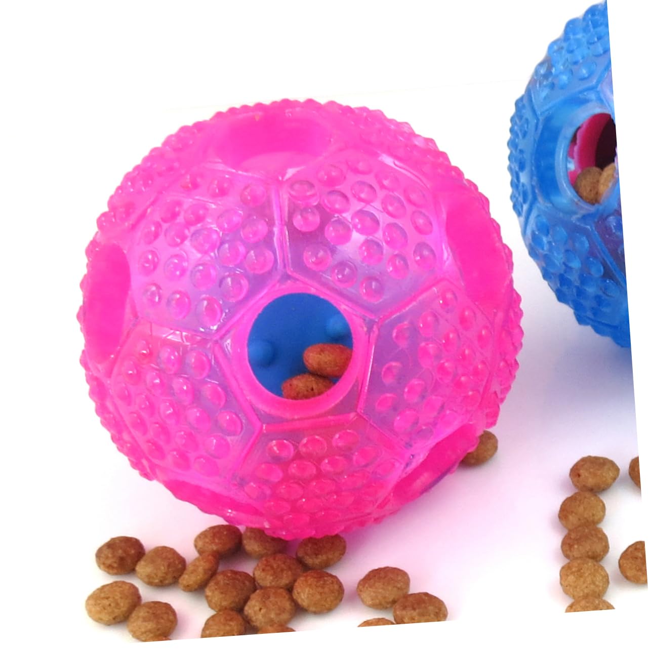 POPETPOP 2st Spielzeug Für Haustiere Leckerliball Für Hunde Leckerli-Spielzeug Für Hunde -Ball Für Abgebendes Spielzeug Ball Behandeln Spender Fußball